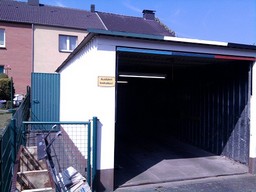 Wellblechgarage